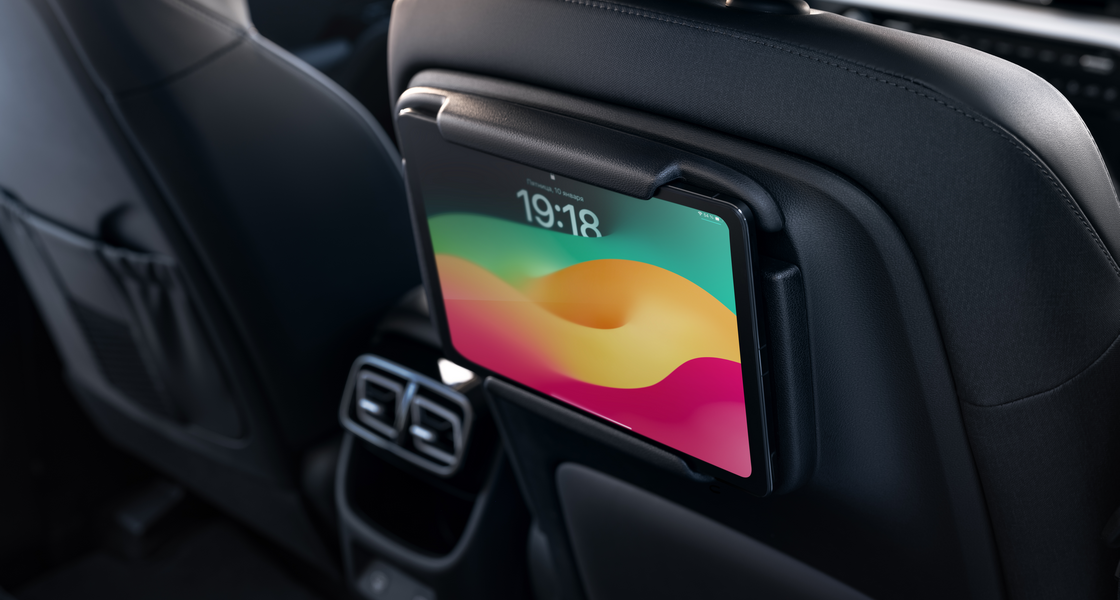 Hyundai MUFASA, Планшетті орындықтарға бекіту